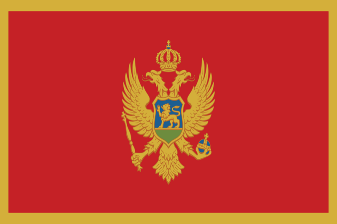 ธงประเทศมอนเตรเนโกร
