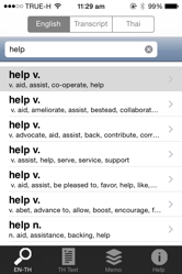 ClickThai Dictionary