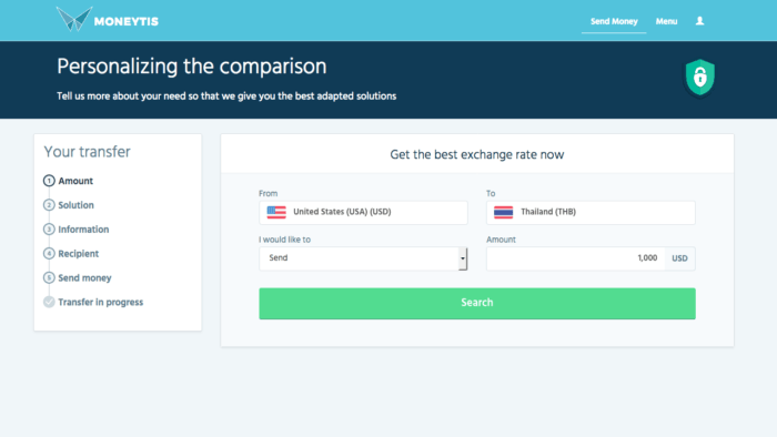 Moneytis Search