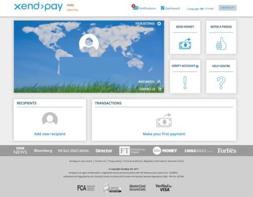 XendPay Dashboard