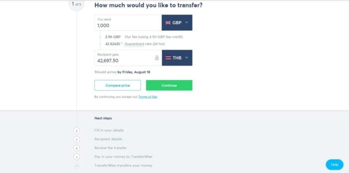 TransferWise Transfer