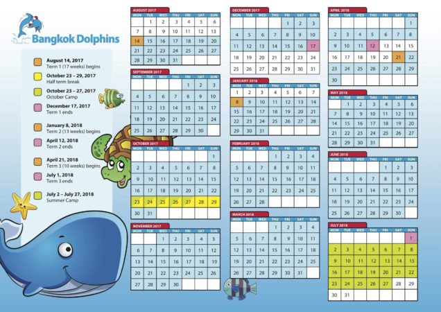 Bangkok Dolphins swimming class schedule