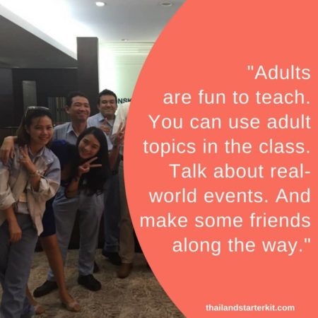 esl students thailand