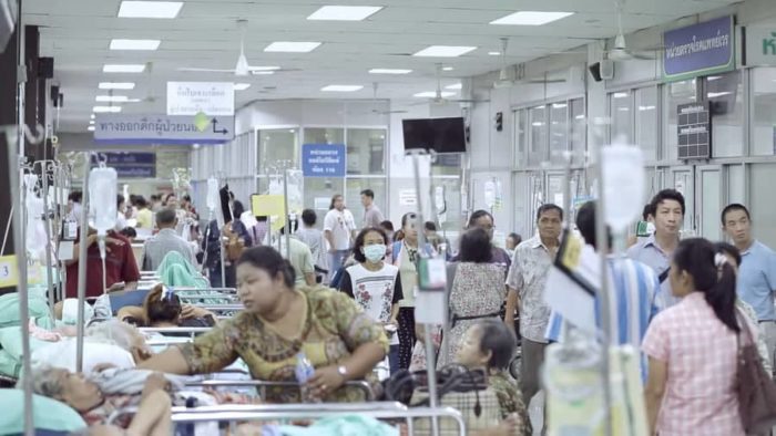 IPD Room inside Siriraj Hospital, one of the best and most crowded hospitals in Thailand