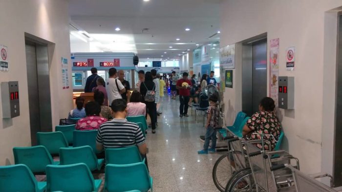 Be sure to come early as possible when visiting a government hospital. Otherwise, you need to come again tomorrow.