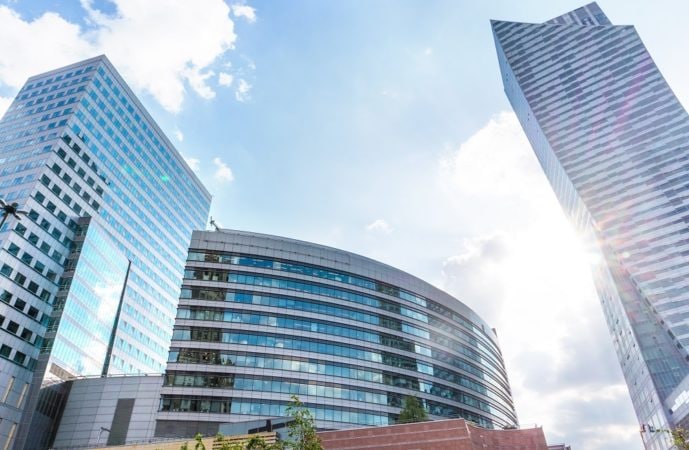 modern office building in bangkok