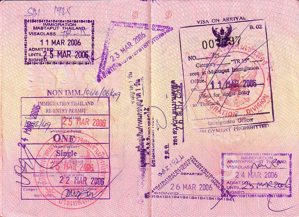 tourist visa to bangkok