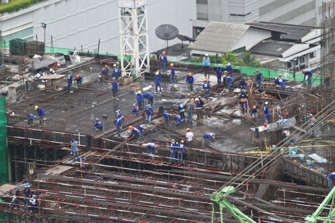 air pollution bangkok construction