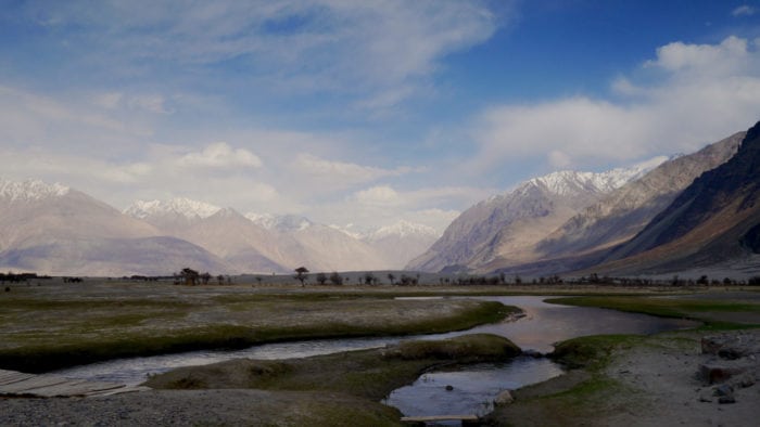 Silver sand dessert in Nubra.