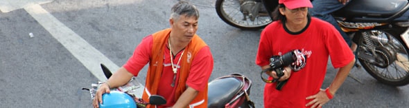 Red Shirt Photographer
