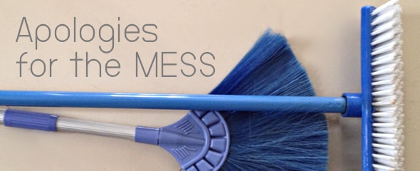 Housecleaning: Apologies for the Mess