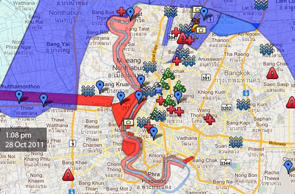Inundaciones en Bangkok