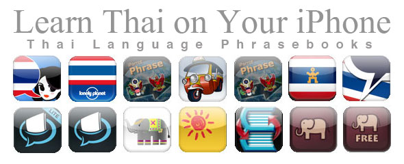 iPhone Thai Language Apps