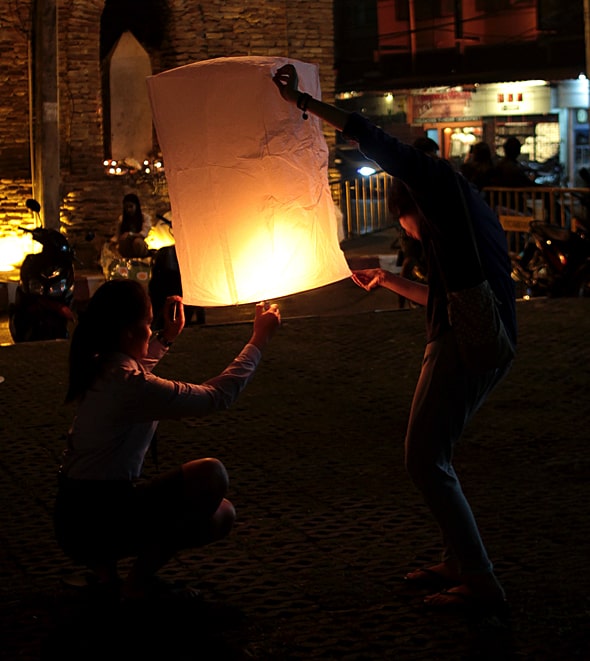 Loi Krathong in Chiang Mai