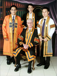 Pra Peter's graduation photo
