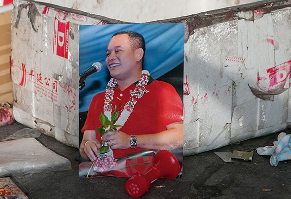 Ratchaprasong en llamas