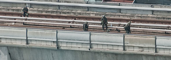 Ratchaprasong en llamas