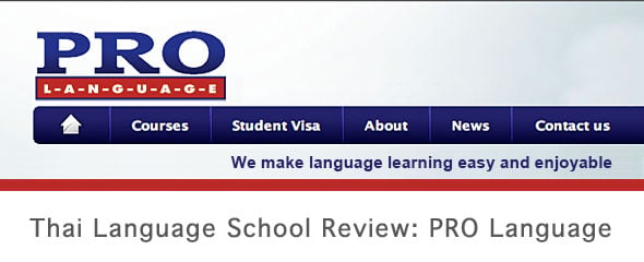 Thai Language School Review: PRO Language Chiang mai