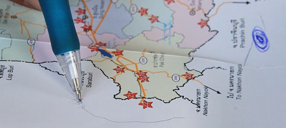 Thai Sunflower map