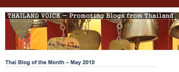 Thai Blog of the Month