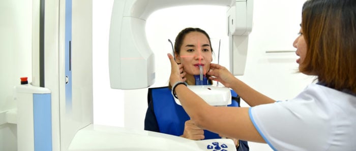 Digitalized Panoramic and Celplometric X-rays from Dentsl Phuket Signature