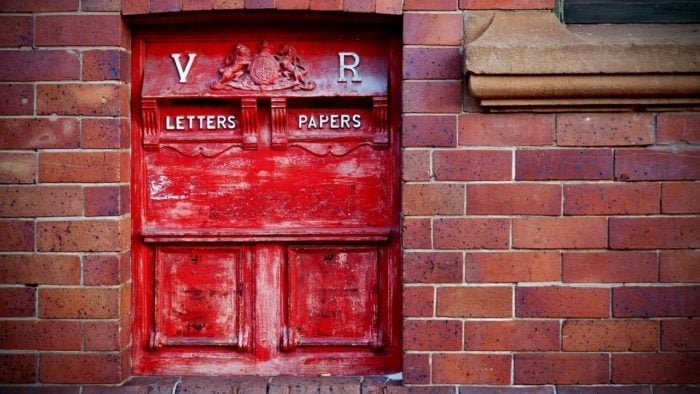 A Australian Post box.