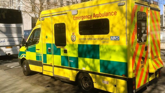 emergency ambulance in the UK