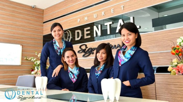 phuket dental signature receptionist team