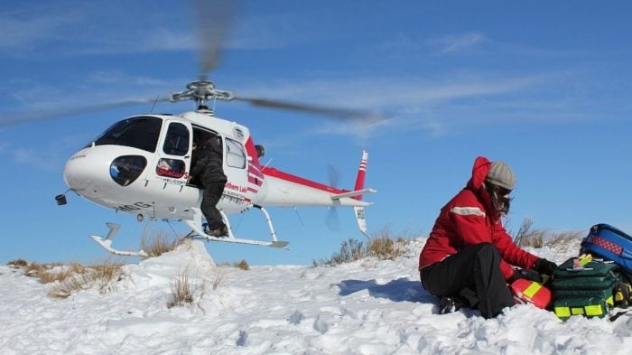 New Zealand Southern Lake Helicopter