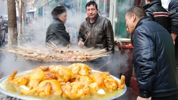 Street food in China