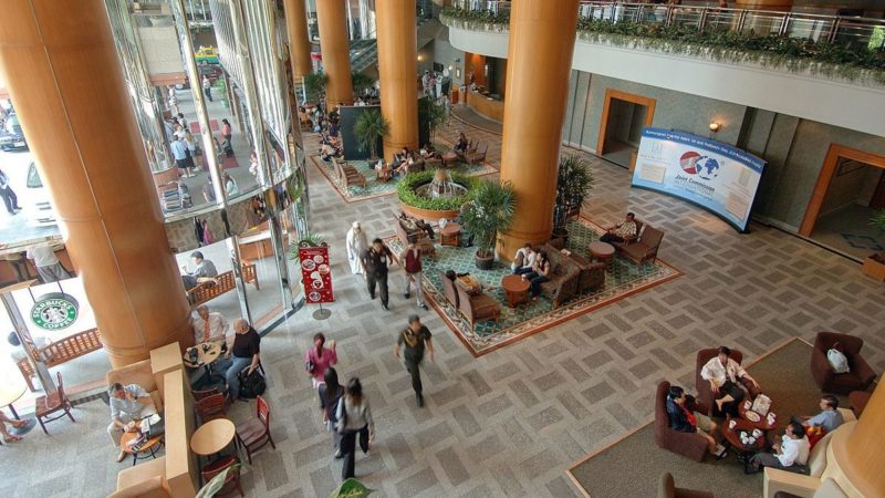 lobby in Bumrungrad Hospital