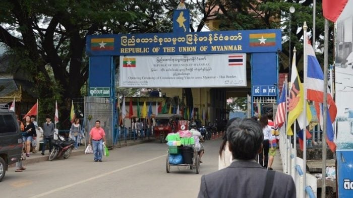 border between Thailand and Myanmar in Chiang Rai