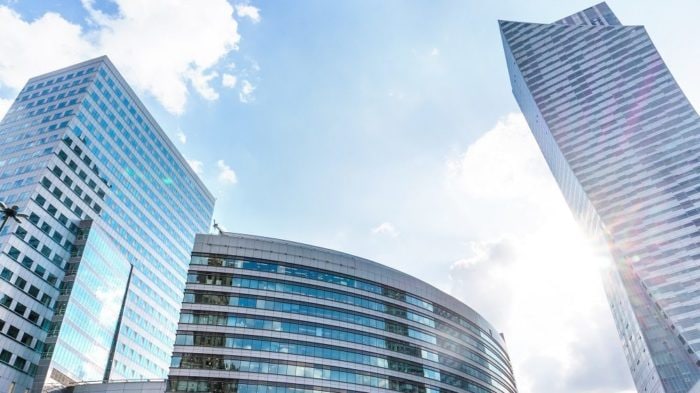 modern office building in bangkok