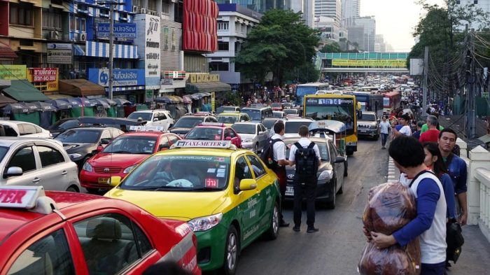 traffic in bangkok