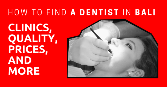 Find a Dentist in Bali