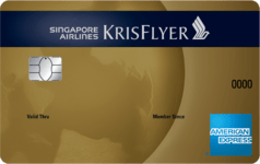 Singapore Airlines KrisFlyer American Express Gold credit card
