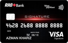 RHB Visa Signature credit card