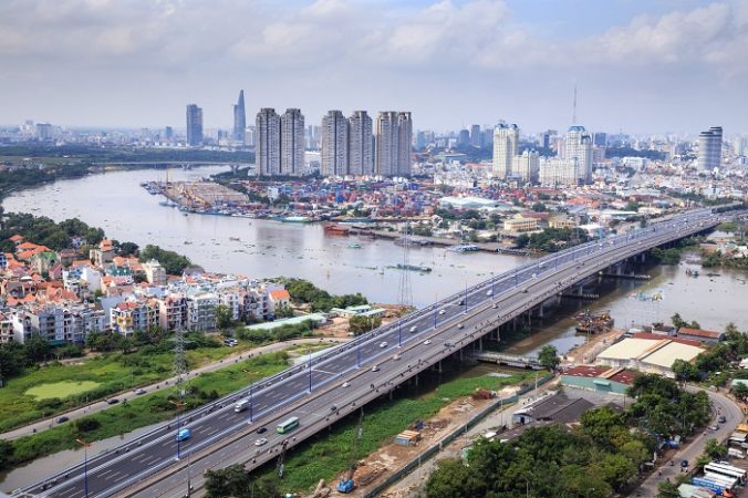 HCM city from above. 