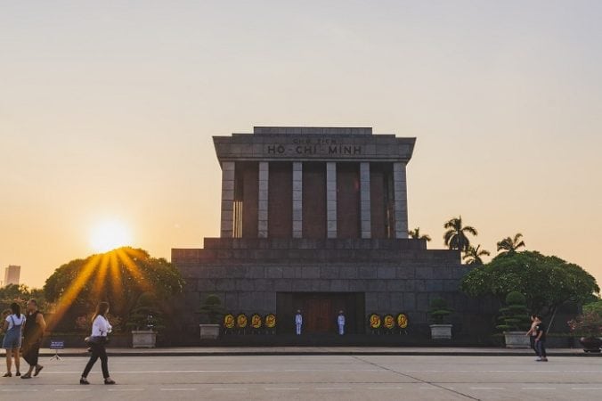 Ho Chi Minh tomb in Hanoi