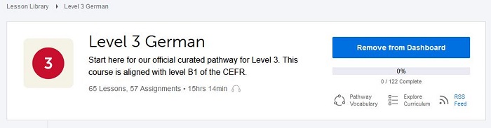 GermanPod101 level 3 german official pathway