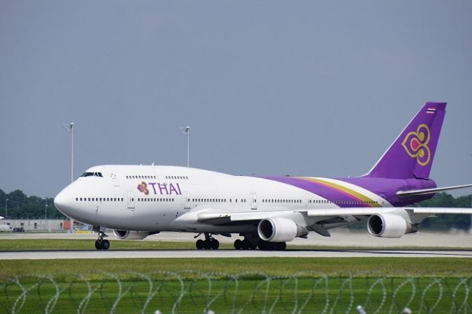 Thai airways aircraft