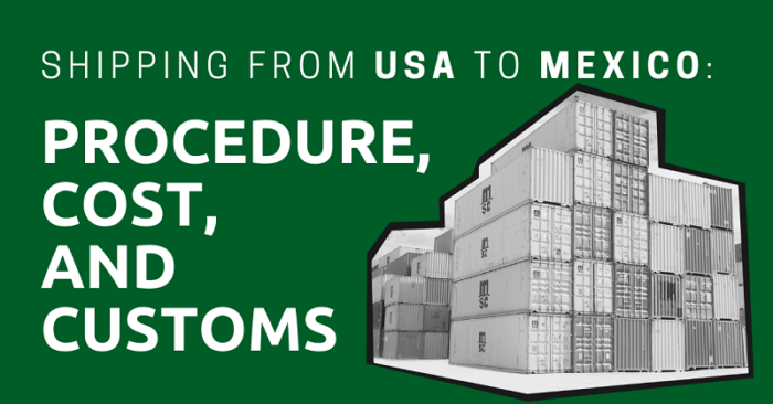 how to send a package from mexico to usa