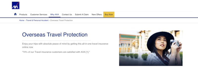 AXA Travel Insurance Malaysia