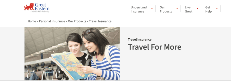 Great Eastern Travel Insurance: Travel For More Plan