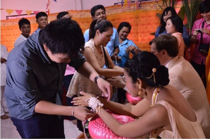 Sin sod is an important part of Thai traditional weddings