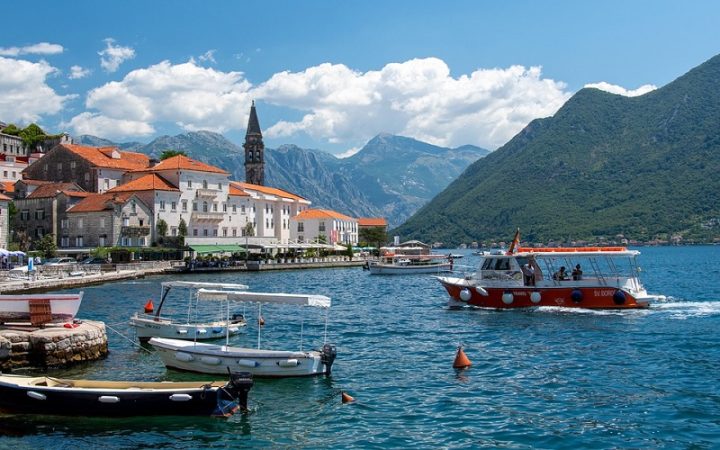 beautiful beach in Montenegro