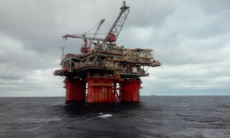 Oil rig platform