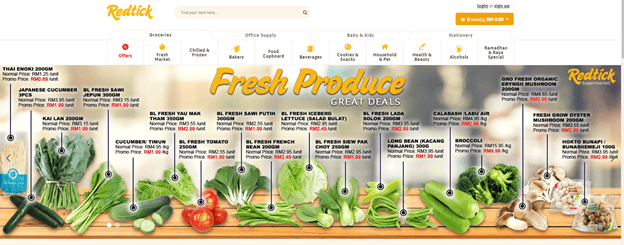 RedTick the fresh produce