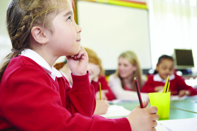 children in class room