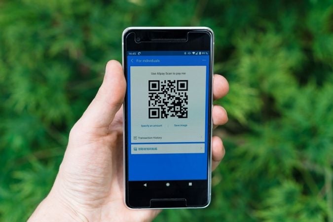 AliPay QR code